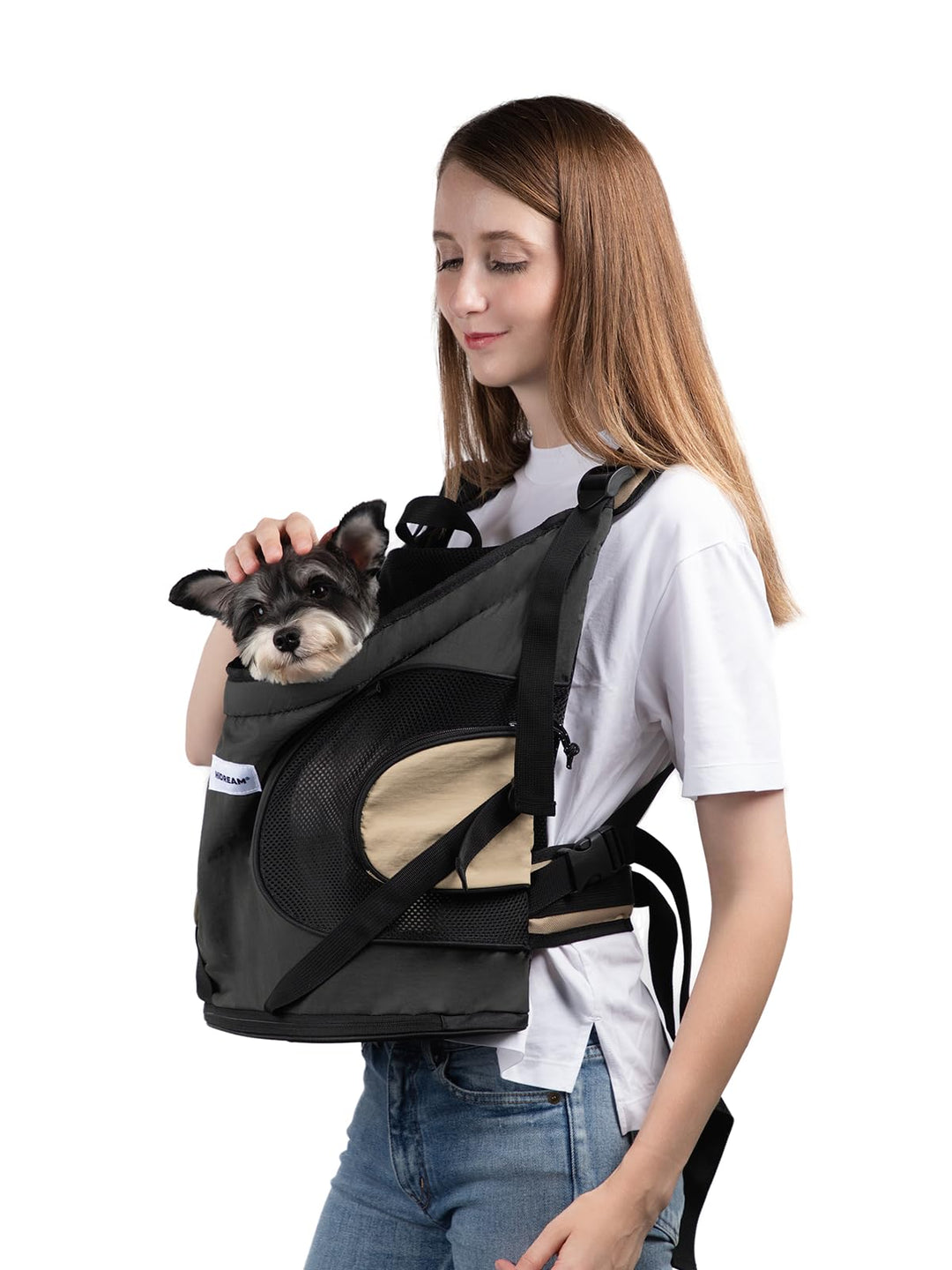 Hundetragerucksack，Hund Tragetasche für Kleine Mittelgrosse Hunde und Katzen，Hunderucksack bis 8.5kg