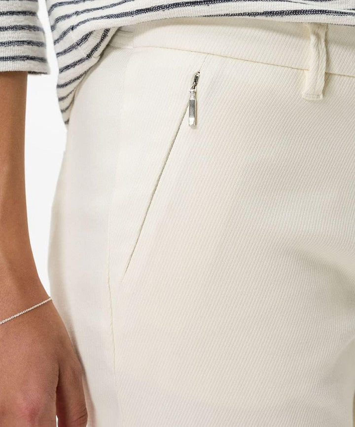 BRAX Damen Style Maron Chino Uni Hose 36W / 30L Offwhite, 36W / 30L Offwhite