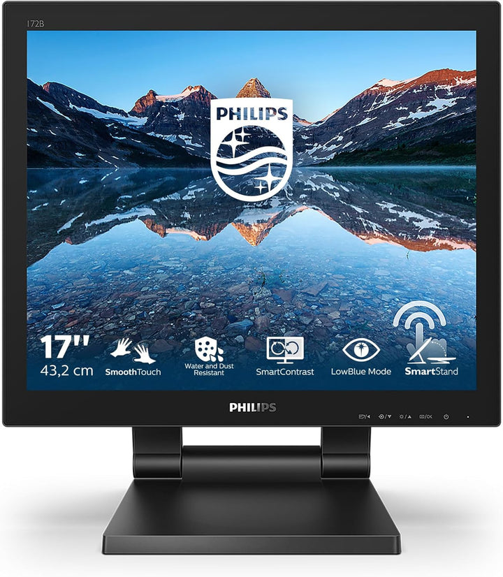 Philips 172B9T - 17 Zoll Touch Monitor, höhenverstellbar (1280x1024, 60 Hz, VGA, DVI, HDMI, DisplayP