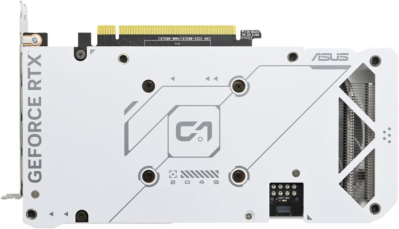 ASUS Dual GeForce RTX 4060 Ti White OC Edition 8GB GDDR6 Gaming Grafikkarte weiss (Nvidia GeForce RT