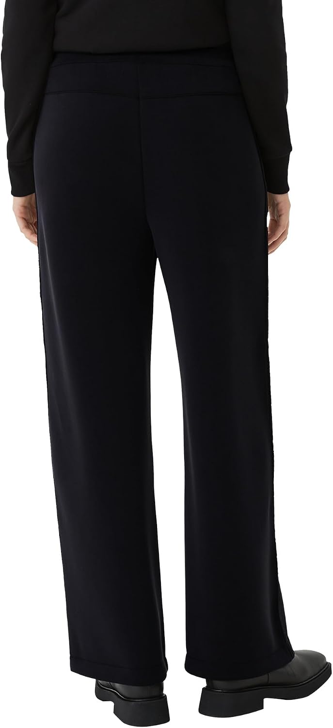 Comma Jerseyhose mit weitem Bein und Logo-Detail 38W / 32L 9999, 38W / 32L 9999