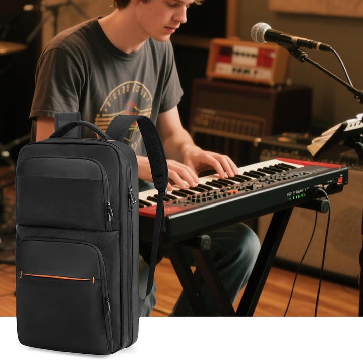 Tragbarer Rucksack für 37 Tasten Klaviertastaturen, Tragetasche für MIDI-Keyboard-Controller, Schutz