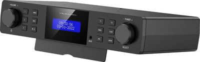 VR-Radio Unterbauradio: Unterbau-Küchenradio DAB+/UKW, RDS, Wecker, Timer, LCD-Display, AUX (Unterba