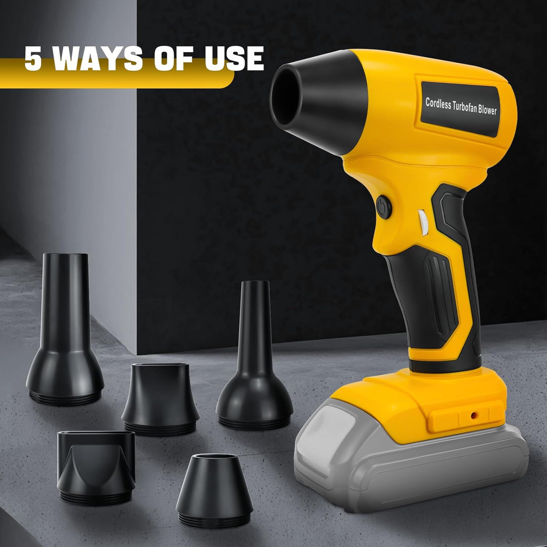 Mini Blattgebläse Kompatibel mit Dewalt 20V Batterie, 130000RPM Geschwindigkeitsblaser, bürstenloser
