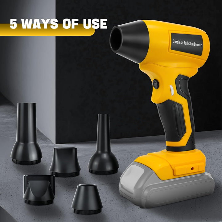 Mini Blattgebläse Kompatibel mit Dewalt 20V Batterie, 130000RPM Geschwindigkeitsblaser, bürstenloser
