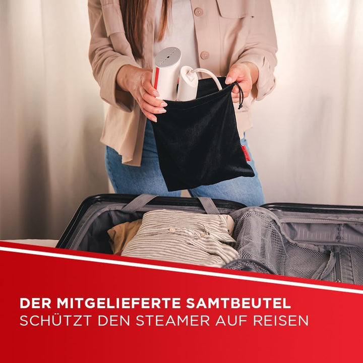 Polti Vaporella Vertical Styler GSM50, Tragbarer Dampfglätter mit Klappgriff, 30 Sek. Aufheizzeit, F
