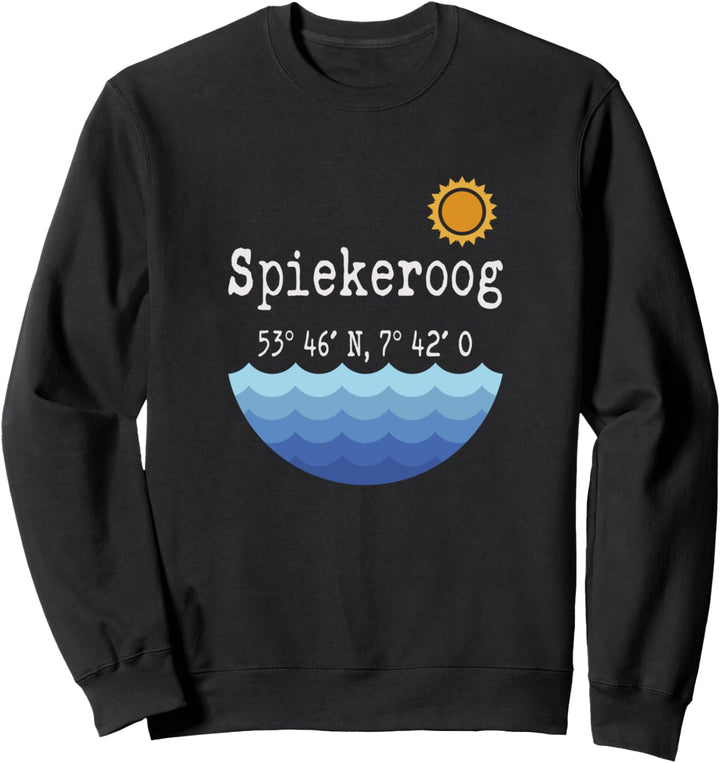 Spiekeroog Koordinaten Design, Spiekeroog Sweatshirt