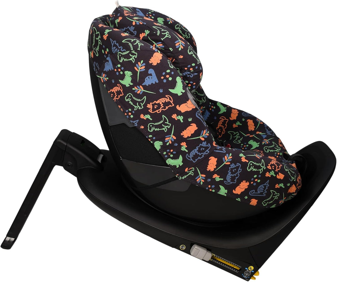 JYOKO Kids Bezug für Autositz kompatibel mit Maxi Cosi (Happy Dino, Maxi Cosi Mica I-Size)