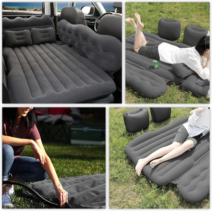Ergocar Auto Luftmatratze Camping Matratze Aufblasbar 2 Personen mit Kissen Luftmatratze SUV MPV Auf