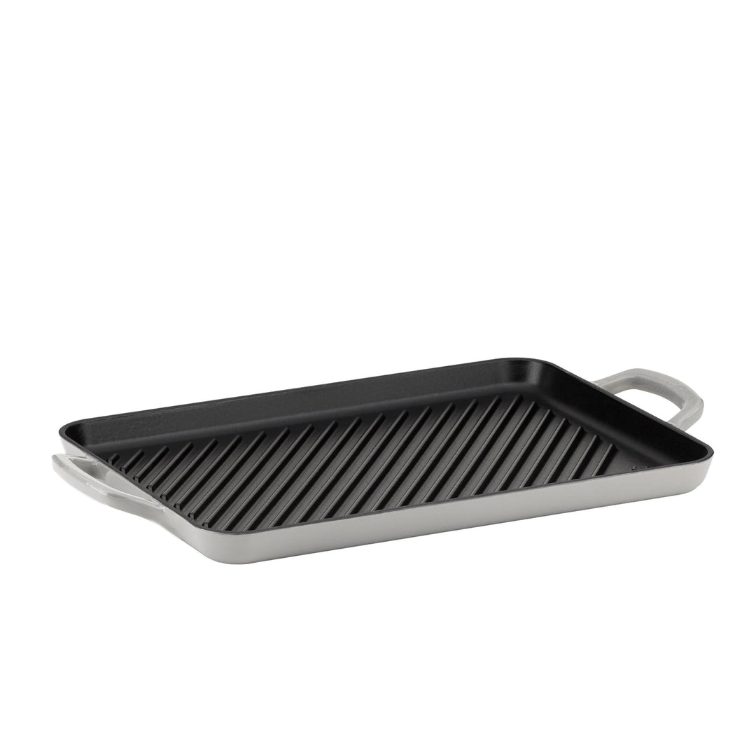 kela Grillplatte Induktion 35 x 25 cm CALIDO, Grillplatte Gusseisen emailliert für den Herd, hitzebe