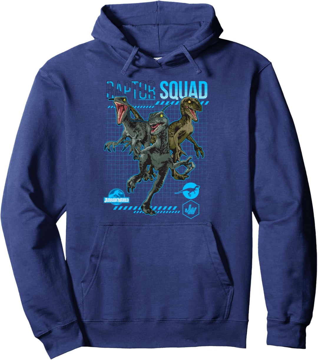 Jurassic World Raptor Squad Grid Pullover Hoodie