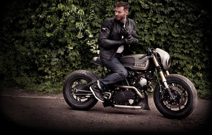 SHIMA Caliber Motorradhandschuhe Damen Herren - Klassische, Vintage, Sommer mit Protektoren XXL Schw
