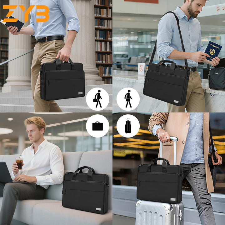 ZYB Grosse Kapazität Laptoptasche 15.6 Zoll 16 Zoll Laptop Tasche,Notebook Tasche für 15.6-16 Zoll L