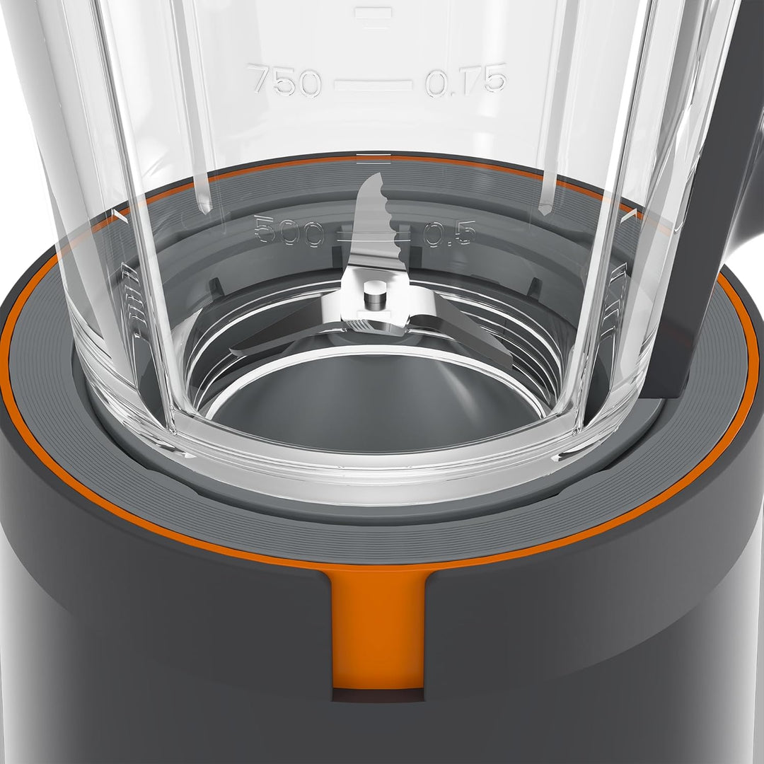 Grundig SM 5320 Standmixer, 1,5 Liter Glasbehälter, 600 Watt, 4-fach Edelstahlmesser, 2 Geschwindigk