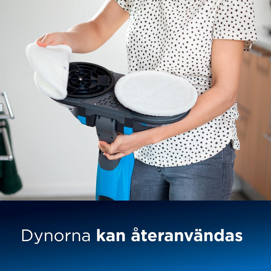 Bissell 20522 Spinwave Elektrischer Mop für Hartböden, 105 W, Spinwave