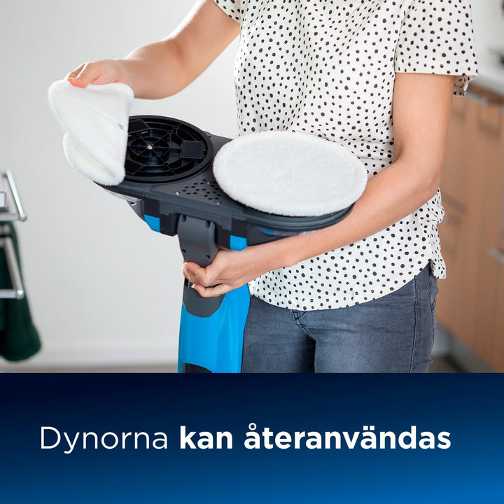 Bissell 20522 Spinwave Elektrischer Mop für Hartböden, 105 W, Spinwave