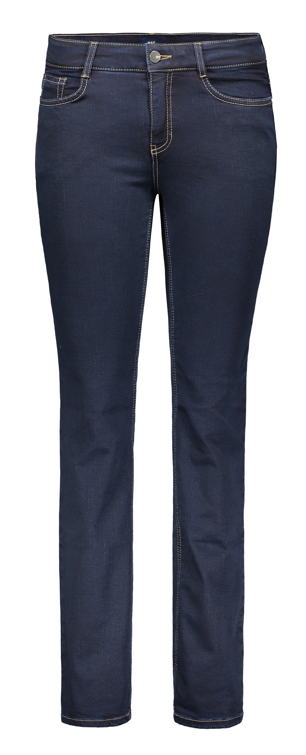 MAC Jeans Damen Straight Jeans ANGELA 40W / 30L Blau (Dark Blue D845), 40W / 30L Blau (Dark Blue D84
