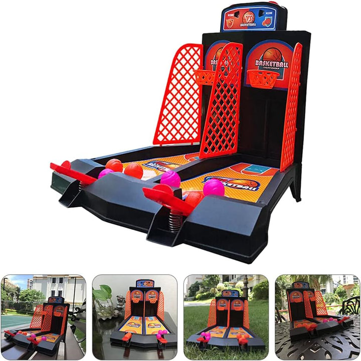 Mini-Basketballspiel, Desktop-Basketball-Spiel-Set, ein oder zwei Spieler, Finger-Basketball-Schiess