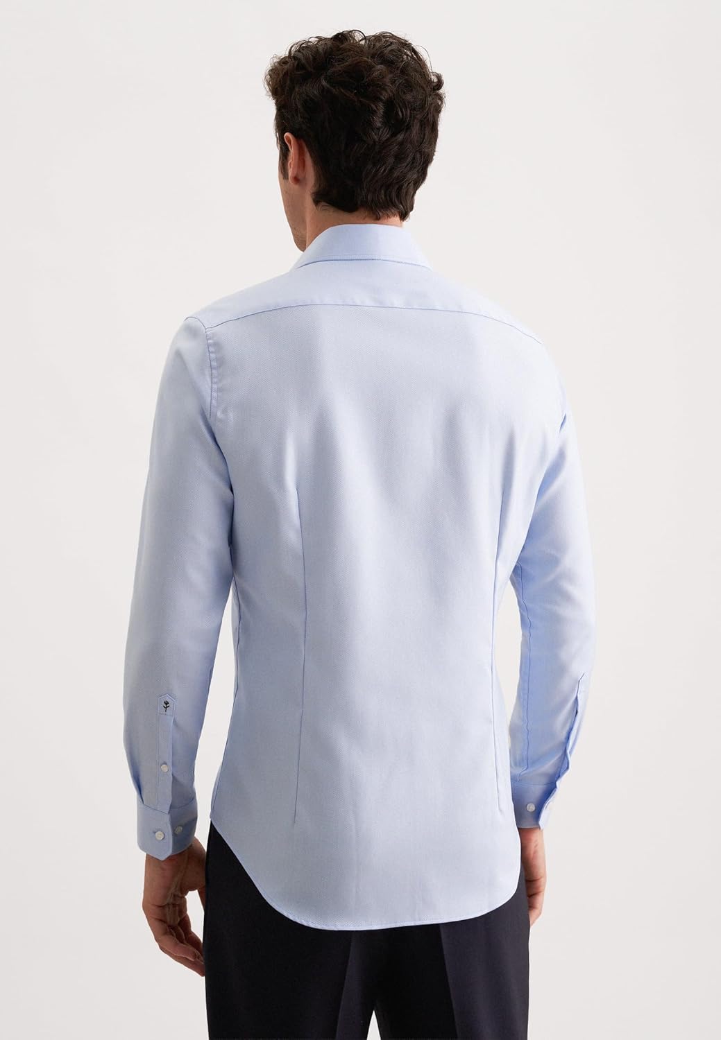 Seidensticker Herren Men Shaped Longsleeve Cotton Businesshemd 37 Blau(253690), 37 Blau(253690)