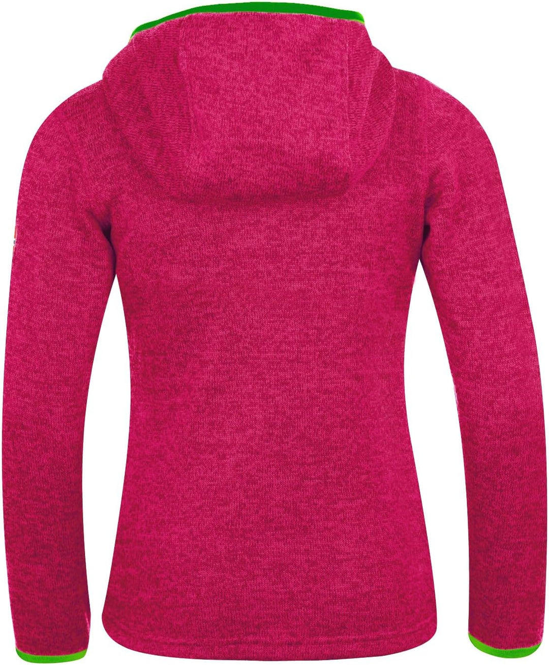 Trollkids Jondalen XT Mädchen Kapuzen Fleecejacke 98 Rosa/Grün, 98 Rosa/Grün