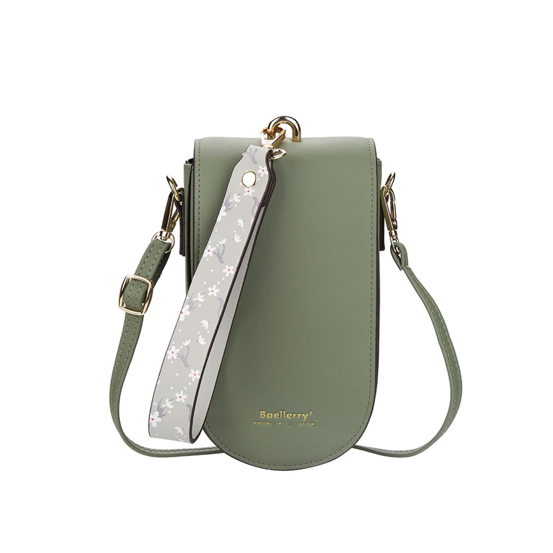 PORRASSO Mode Handy Umhängetasche Damen Handytasche Mädchen Schultertasche PU Geldbörse Crossbody Ba