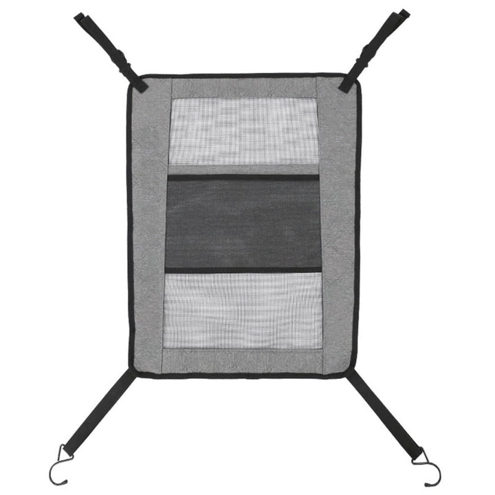 DONGKER Hundegitter Auto, Trennnetz Hund mit Aufbewahrungstasche, 57x45 cm, Universal Sicherheitsbar