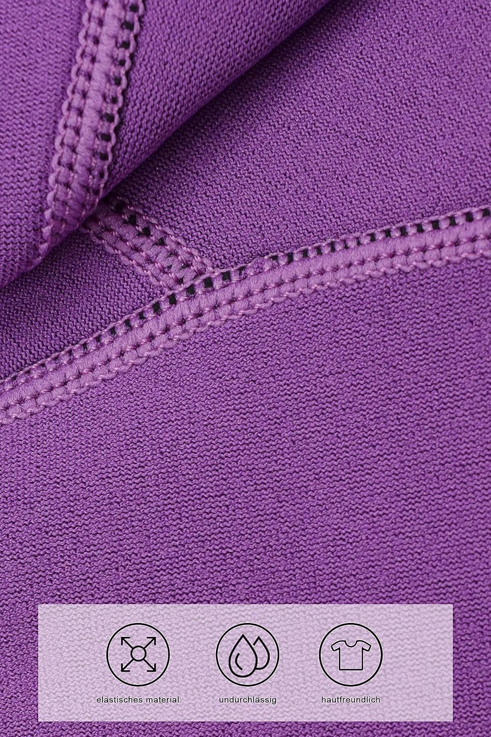 Mädchen 2.5mm Neoprenanzug Kinder Einteiler Tauchanzug Tropisch Violet Kurzarm Shorty Badeanzug Schn