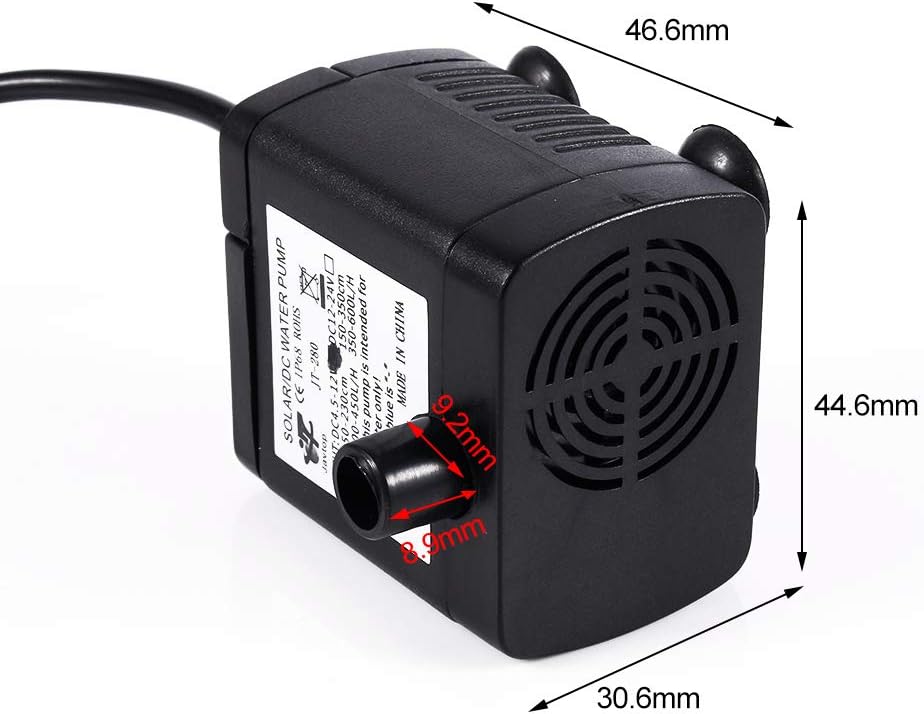 DC12V Solar Mini Tauch Wasserpumpe für Aquarium Brunnen Teich