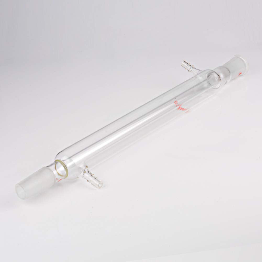 StonyLab Gelenk Liebig Kondensator, Borosilicatglas Liebig Condenser mit 24/40 Joint 300mm Jack Leng