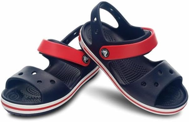 Baya Lined Fuzz-Strap Clog 19 EU Crocs Crocband Sandal Kids Unisex Kinder Sandalen, 19 EU Crocs Croc