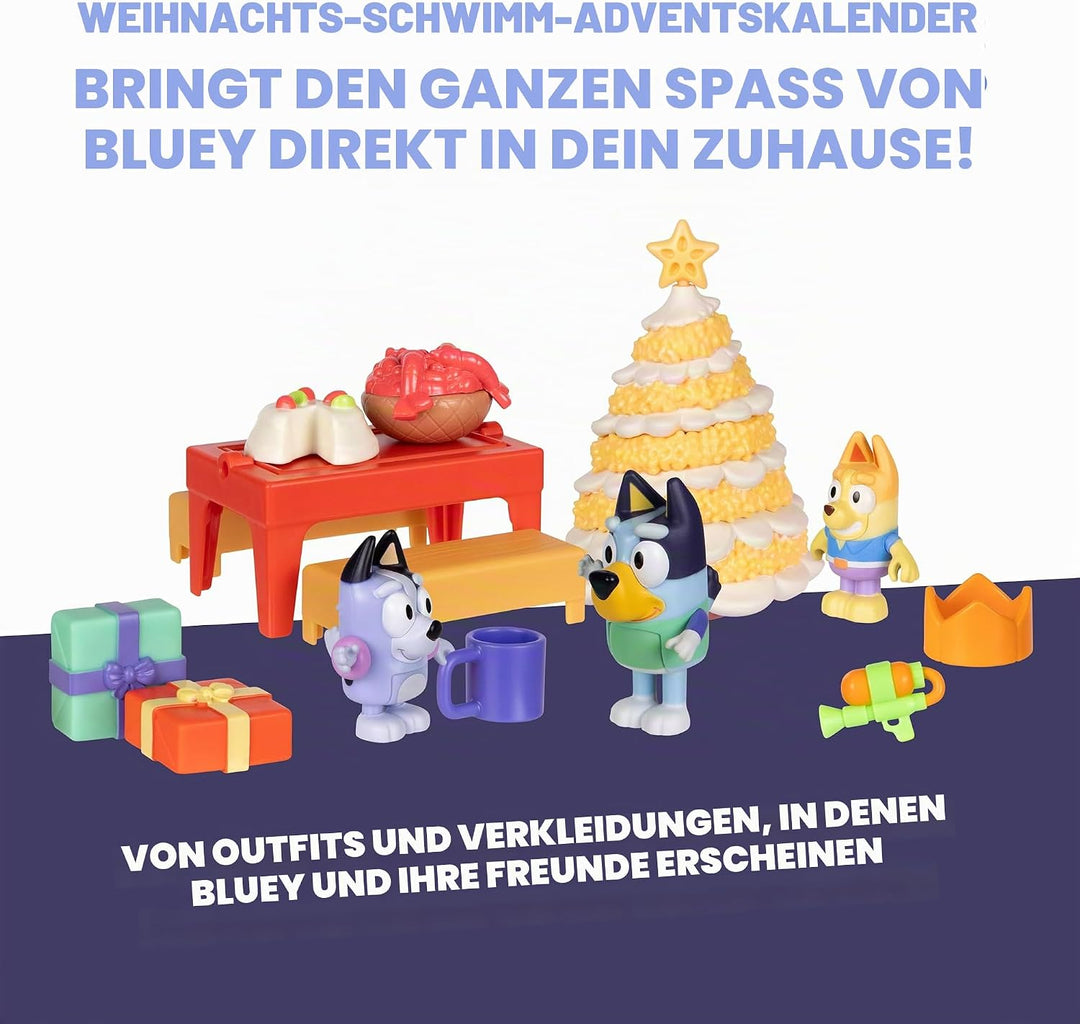 Bluey 17981 ADVENTSKALENDER, Stern, Multicoloured, Einheitsgrösse