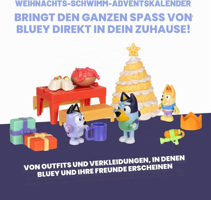 Bluey 17981 ADVENTSKALENDER, Stern, Multicoloured, Einheitsgrösse
