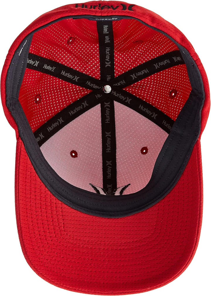 Hurley Herren Baseballkappe M H20 Dri Pismo Hat S-M Rot oder burgunderrot (gym red o brughundy crush