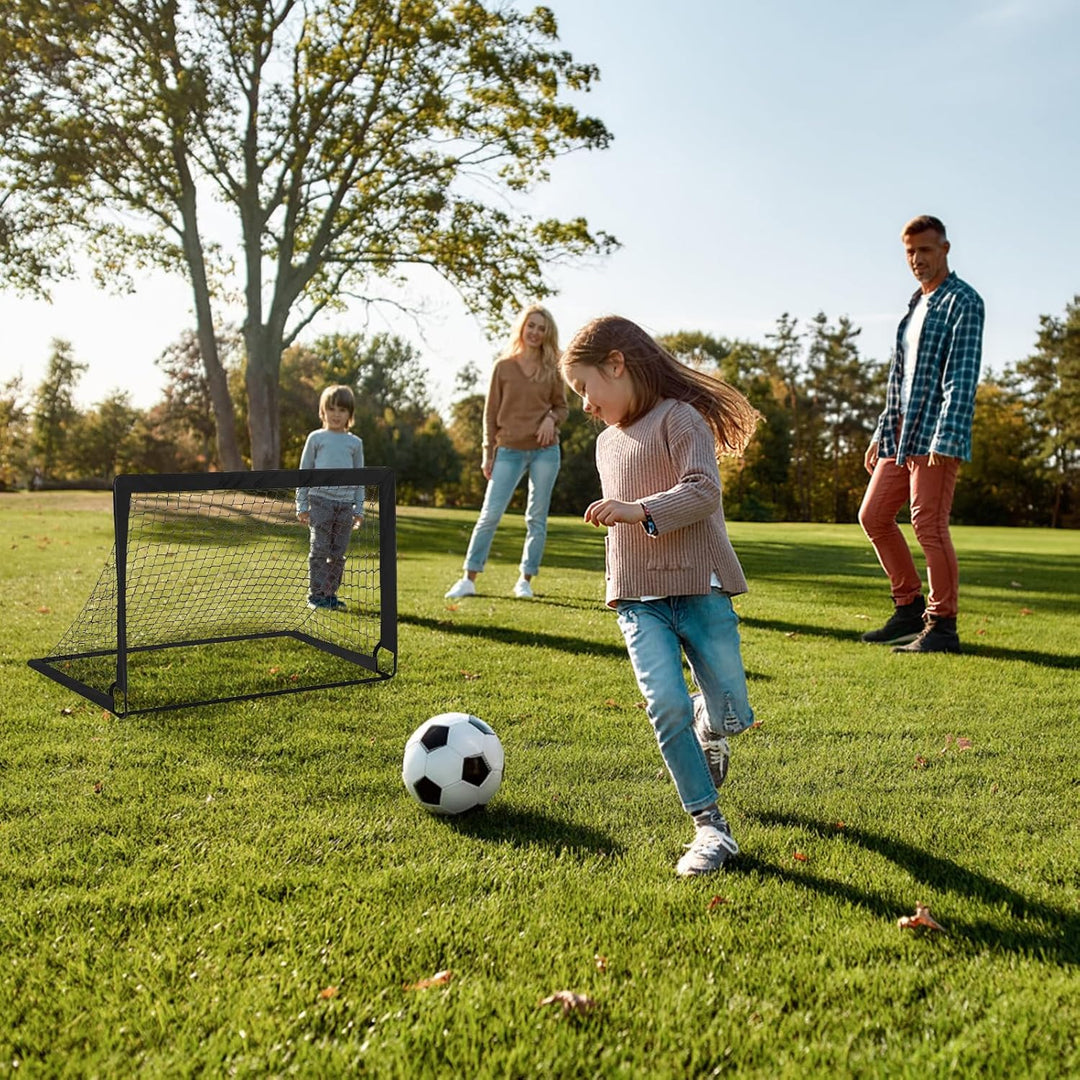 2er Fussballtor Kinder Set,grosses Fussballtor für Kinder und Erwachsene,Fussball-Tore Faltbar mit G