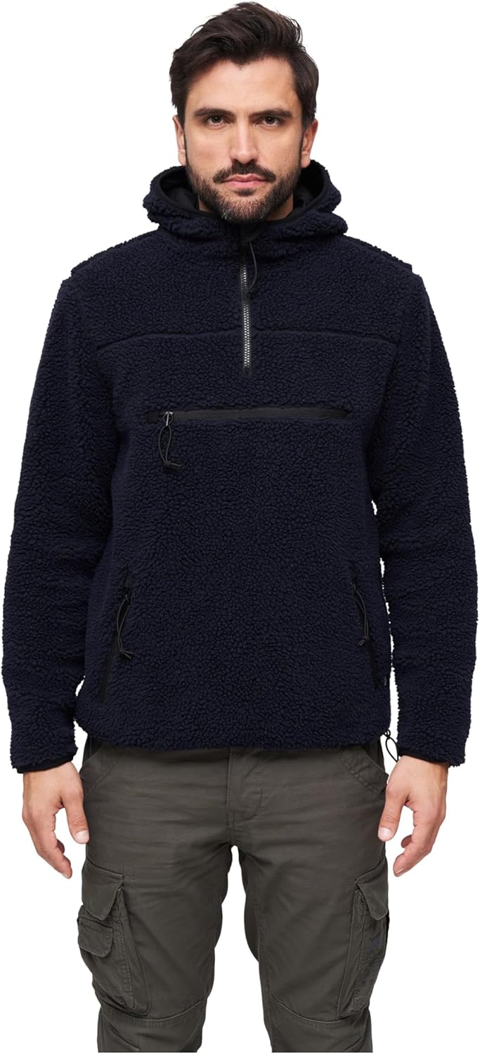 Brandit Teddyfleece Worker Pullover XL Navy, XL Navy