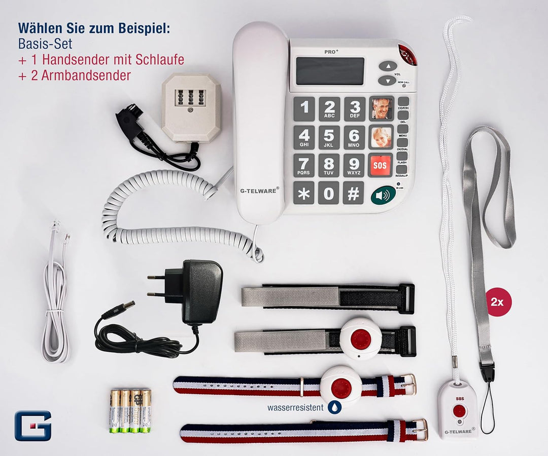 G-TELWARE PRO (Weltneuheit) Silence SOS Technik/SOSParam.einstellb./2023-2024er Modell Haus Notruf S