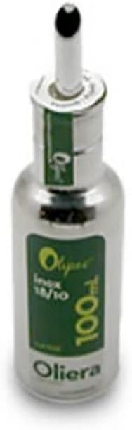 Olipac – Olive Oil Dispenser – Stainless Steel Bottle Holds 100 ml – by Ipac by