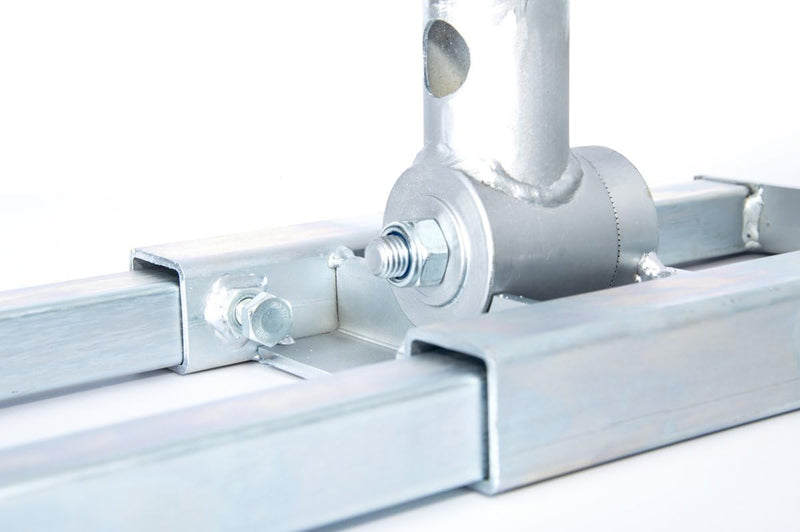 Premium X Deluxe X130-48 Dachsparrenhalter 130 cm Mast Ø 48 mm SAT Dach-Sparren-Halterung inkl. ALU-