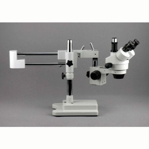 AmScope SM-4T-56S Schaltungsinspektion Trinokulares Zoom-Stereomikroskop mit 56-LED-Licht, 7X-45X, W