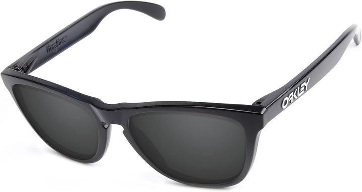 PapaViva Ersatzlinsen für for Oakley Frogskins OO9013 Pro+ Black Grey Polarized