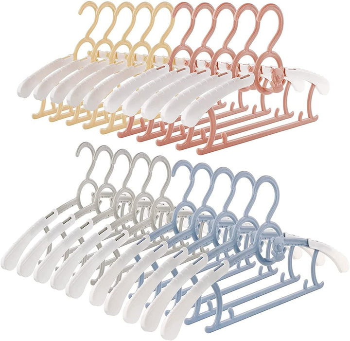 Spesh 20 Stücke Kinderkleiderbügel 28-36cm Verstellbare Baby Kleiderbügel Kunststoff Kleiderbügel mi