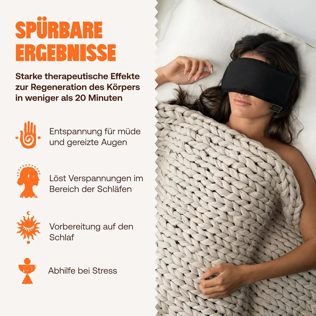 ShaktiMat [Das Original seit 2007] Augenkissen zur Entspannung für müde und gereizte Augen und einen