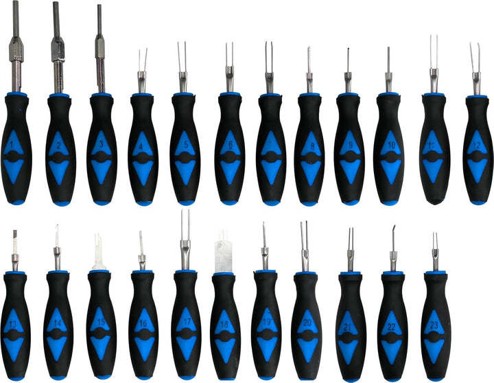 BRILLIANT TOOLS BT511100 Stecker-Entriegelungswerkzeug-Satz, 23-tlg [Powered by KS TOOLS]