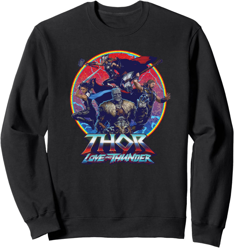 Marvel Thor: Love and Thunder Character Badge Sweatshirt