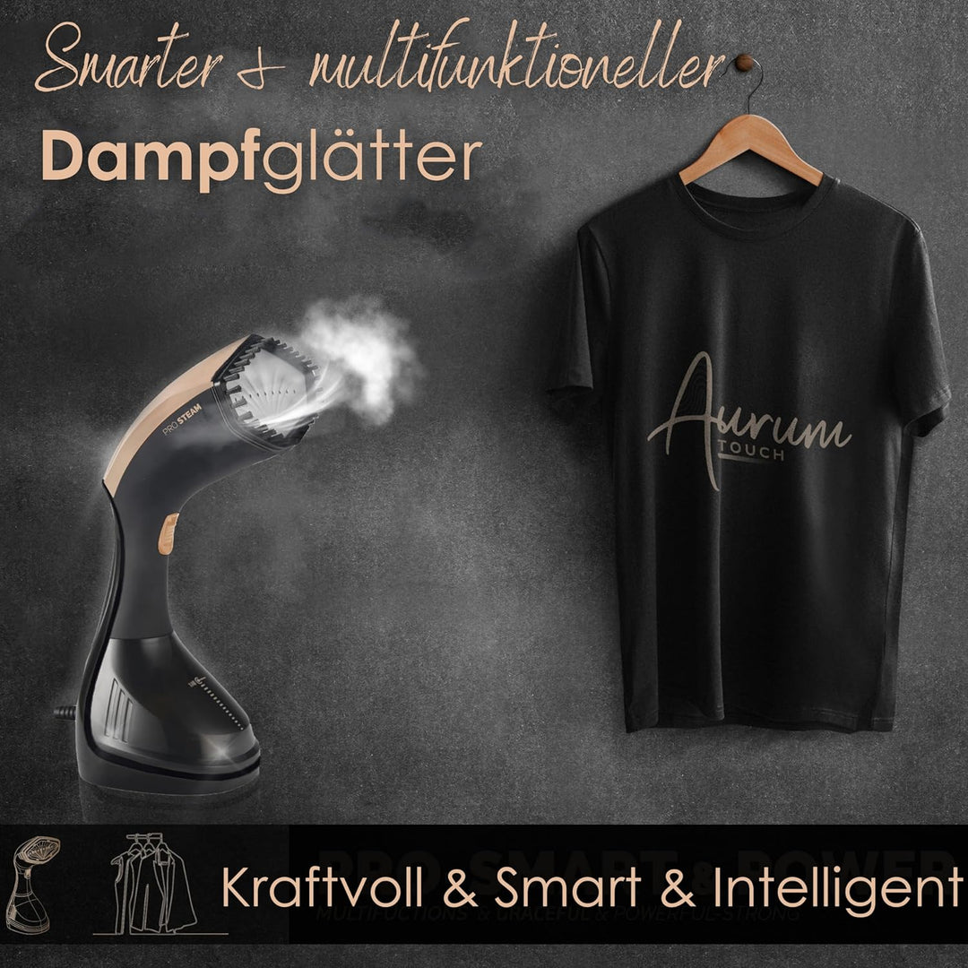 Tragbarer Dampfglätter Kleidung Kompakt Dampfleistung 20g/min Dampfbürste Dampfbügeleisen Hemden Rei