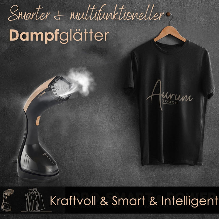 Tragbarer Dampfglätter Kleidung Kompakt Dampfleistung 20g/min Dampfbürste Dampfbügeleisen Hemden Rei