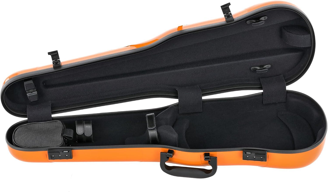 GEWA Violinformetui AIR 1.7 orange / schwarz Made in Germany ohne zusätzlichen Seitengriff Orange, o
