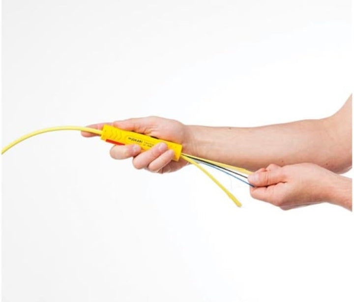 JOKARI®original Entmanteler Fibre Strip LC-PUR, zum beidseitigen Aufschlitzen von Breitband Distribu