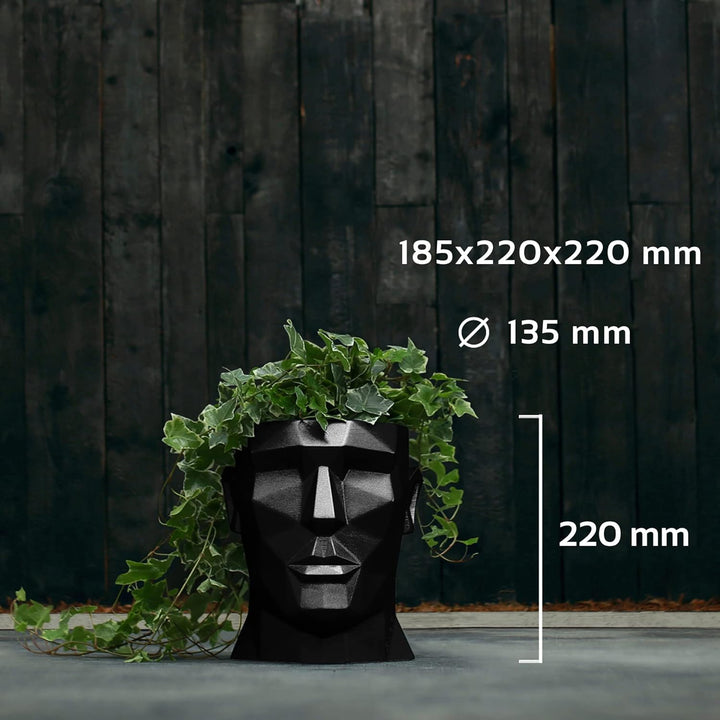 concrette Blumentopf Blumenkübel Zement-Pflanzkübel Übertopf aus Beton Apollo Ø 14 cm | 17 Farben Ø