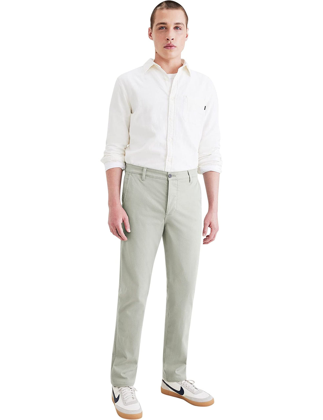 Dockers Herren Smart Supreme Flex Slim Hosen 31W / 32L Forest Fog, 31W / 32L Forest Fog